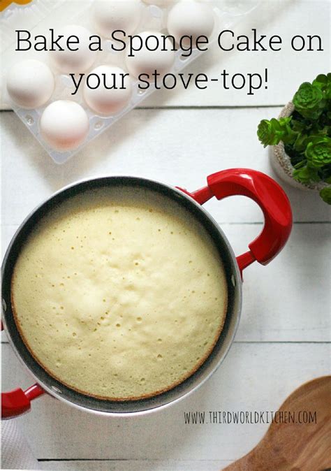 how to bake cake on stove top